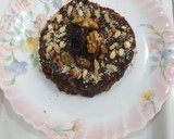 A picture of step 4 of Walnut and dates halwa.