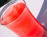 A picture of step 4 of Arizona sunset drink.