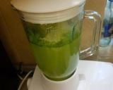 A picture of step 2 of Mint margarita.