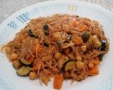 Foto del paso 4 de la receta: 335. Fideuà melosa de verduras con garbanzos vegana