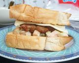 รูปขั้นตอนการทำที่ 4 ของ เบอร์เกอร์หมู