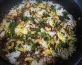 A picture of step 4 of Vegetable Biryani.