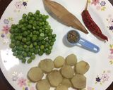 A picture of step 2 of Veggie Moong Daal.