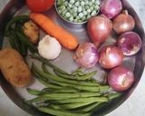 A picture of step 2 of White Gravy Veg Korma.