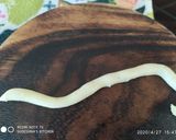 A picture of step 4 of Chena Jalebi /Chanar Jilipi.