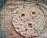 A picture of step 2 of Akki Roti.
