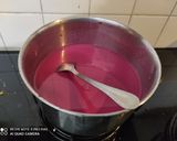 A picture of step 3 of Beetroot pudding.