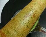 A picture of step 7 of Green Moong Dal Crispy Dosa.