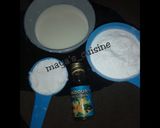 A picture of step 1 of Vanilla ice cream.