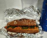 Foto del paso 2 de la receta: Bocadillo de moje con pimientos del padrón