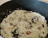 A picture of step 11 of Zafrani Pulao.