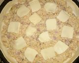 Foto del paso 7 de la receta: Tarta de pollo, jamón y crema de leche