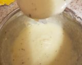 A picture of step 4 of Hashbrowns and two Cheese and onion dip.