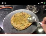 A picture of step 15 of Masala laccha paratha.