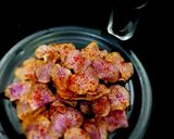 A picture of step 4 of Purple Sweet Potato Chips.