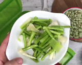 Foto del paso 2 de la receta: Habas con jamón y ajetes en Lékué al microondas