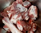 A picture of step 3 of Laal Maas (Mutton / Chevon).