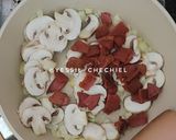 Foto langkah ke 5 dari resep Fusilli Carbonara Mushroom.