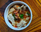 Foto langkah ke 10 dari resep Cilok Jamur Kuah Pedas.