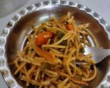 A picture of step 6 of Mix vegetable spaghetti.