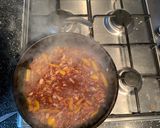 A picture of step 2 of Spanish Chicken.