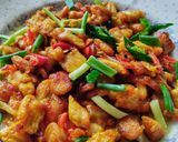 Gambar langkah 5 resipi Ayam Goreng Kunyit.