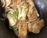 豆腐炒洋蔥的食譜步驟4照片