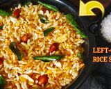 A picture of step 4 of Left over rice snack.