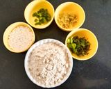 A picture of step 1 of Super healthy rajgira flour potato sabudanaPowder farali tasty cutlet with masala curd.