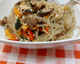 Japchae marhahússal recept fázis 8 fotója