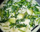 Foto langkah ke 4 dari resep Bobor Kangkung Labu Air.