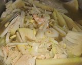 Hình bước làm 2 của món Canh mít non nấu tôm