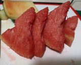 รูปขั้นตอนการทำที่ 1 ของ นมแตงโมปั่น 🍉