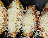 Foto del paso 6 de la receta: Berenjenas rellenas con pollo y verduras