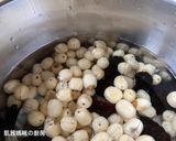 A picture of step 6 of Black Date, Snow Fungus, and Lotus Seed Sweet Soup.