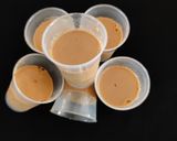 A picture of step 4 of Coffee jelly shots.