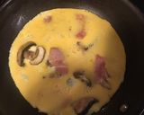 A picture of step 2 of Low calories egg burrito.