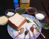 A picture of step 1 of Bread Khaman.