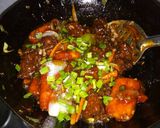A picture of step 24 of Paneer chilly manchurian with sizzling.