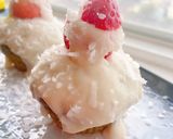 Hình bước làm 1 của món Muffin trà xanh