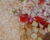 A picture of step 2 of Bhel Puri.