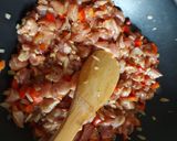 Pas rețetă Ciuperci umplute cu pui și legume 2 fotografie