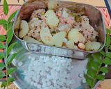 A picture of step 3 of Sabudana Khichdi.