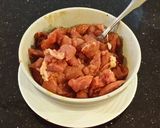 A picture of step 2 of Moo -Shu Pork.