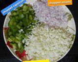 A picture of step 4 of Stuffed Moong dal chilla.