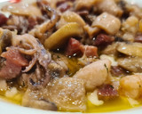Foto del paso 6 de la receta: Chipirones salteados sobre cama de puré de patatas