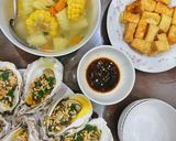 Hình bước làm 4 của món Hàu nướng mỡ hành với nồi chiên k dầu