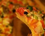 A picture of step 4 of Pizza Paratha.