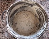 A picture of step 1 of Sicilian Sfinci (Fried Dough with Raisins).