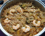 Foto del paso 9 de la receta: Fideos con alcachofas, brócoli y langostinos